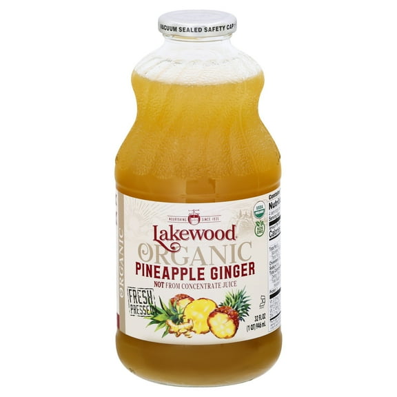 Lakewood Pineapple Ginger Juice - 32 oz- Pack of 2
