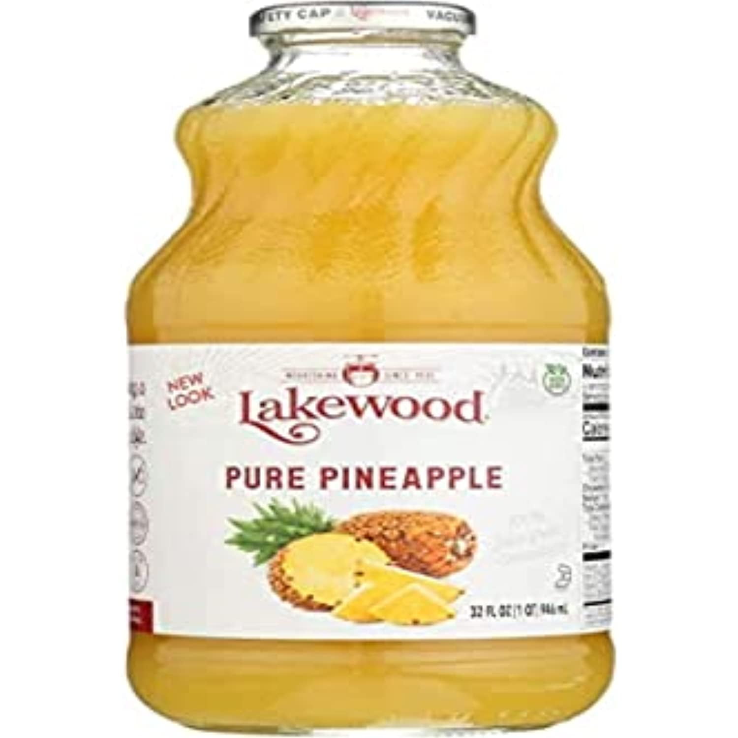 Lakewood Pineapple Juice, 32 Fz
