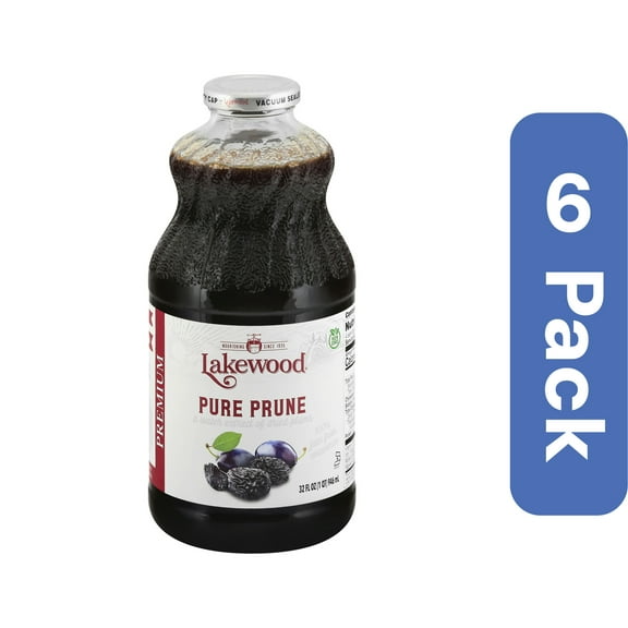 Lakewood Prune Juice 32 fl oz (Pack Of 6)