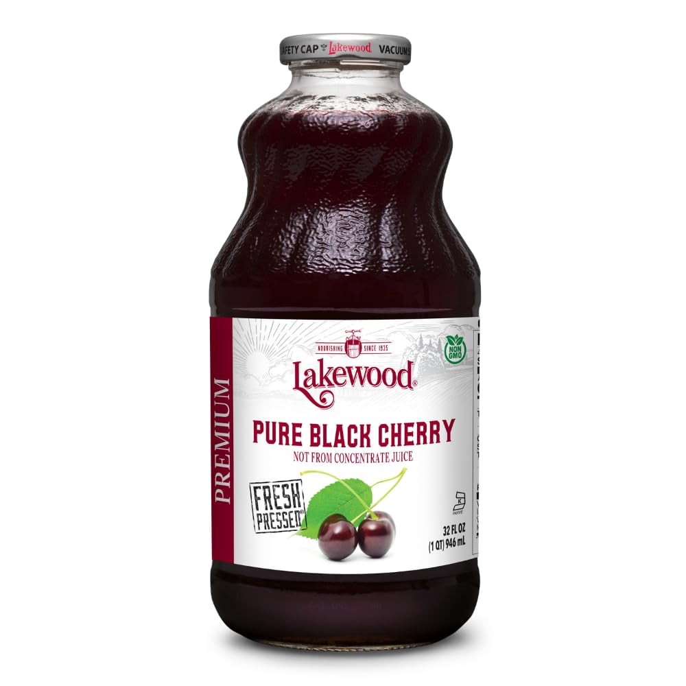 Lakewood, Juice Black Cherry Pure, 32 Fl Oz