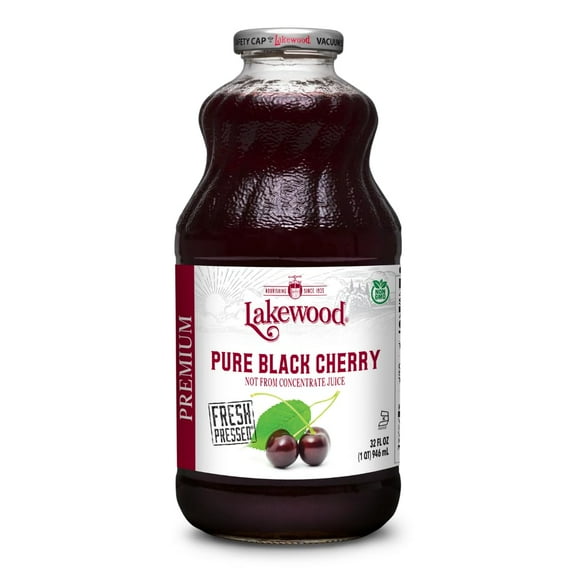 Lakewood, Juice Black Cherry Pure, 32 Fl Oz
