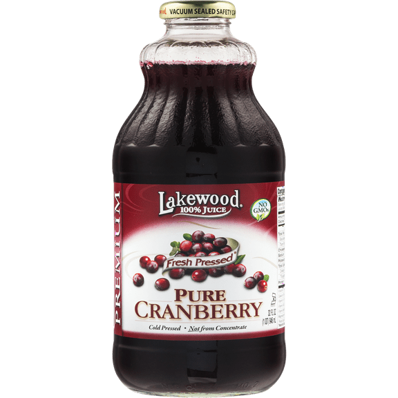 Lakewood Pure Cranberry Juice, 32 Fl Oz