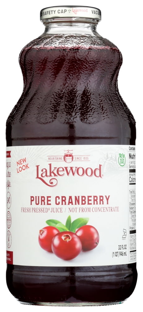 Lakewood Pure Cranberry Juice, 32 Fl Oz