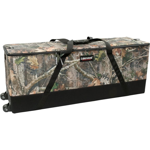 Lakewood Soft-Sided Hard Archery 41" Double Bow Case W/ Wheels Combo - Camo