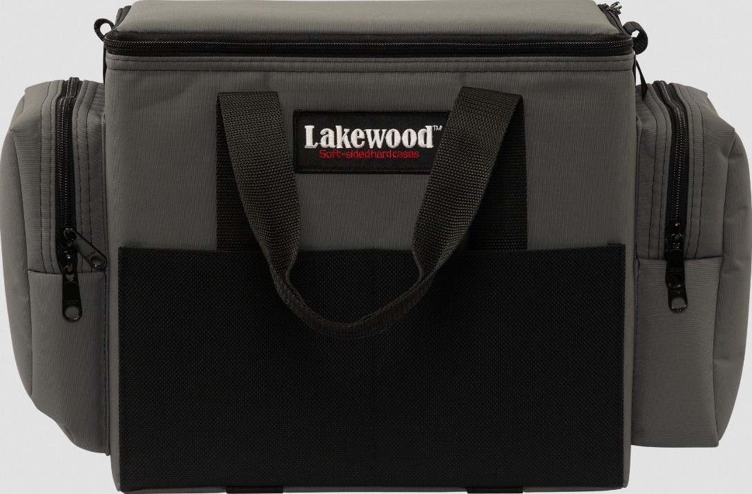 Lakewood Soft-Sided Hard Junior Musky Upright Tackle Box - Grey
