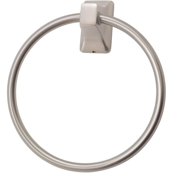 Lakewood Towel Ring, Satin Nickel by Stone Harbor Hardware