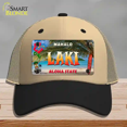 thumbnail image 1 of Laki Hawaii State Novelty License Plate Hat Mesh Khaki|Black, 1 of 1