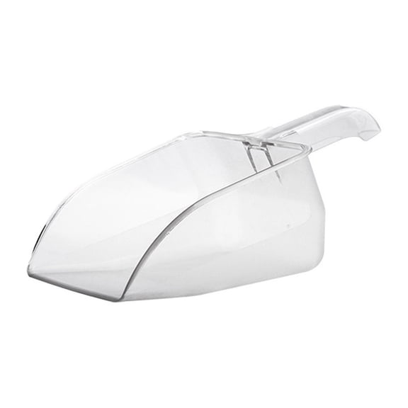 Laklulu Polycarbonate Plastic Ice Scoop, Clear Ice Scoop Used for pet food, dry goods, coffee beans