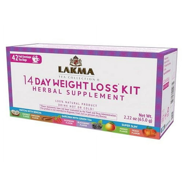 Lakma 14 Day Weight Loss Herbal Supplement Kit - Slim Dieter's