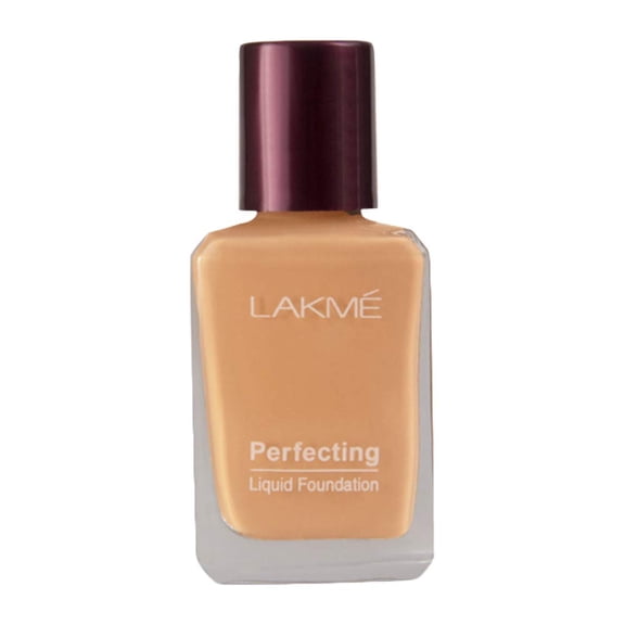 Lakme Perfecting Liquid Foundation, Coral, Waterproof Full Coverage Long Lasting - 27 ml