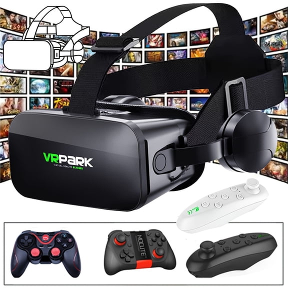 Lakwi Upgraded All-in-One VR Headset  Smart 3D Virtual Reality Glasses for Metaverse & Streaming Gaming, Immersive Experience.