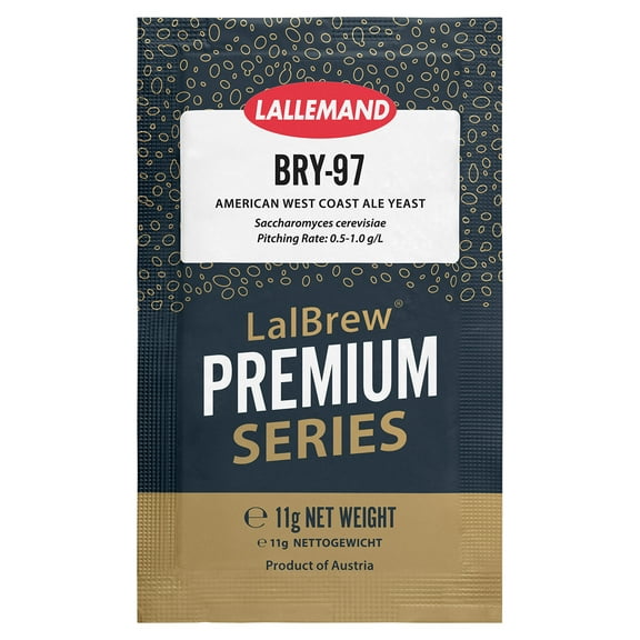 LalBrew Premium Series American West Coast Ale Yeast BRY-97 For Home Brewing 11g