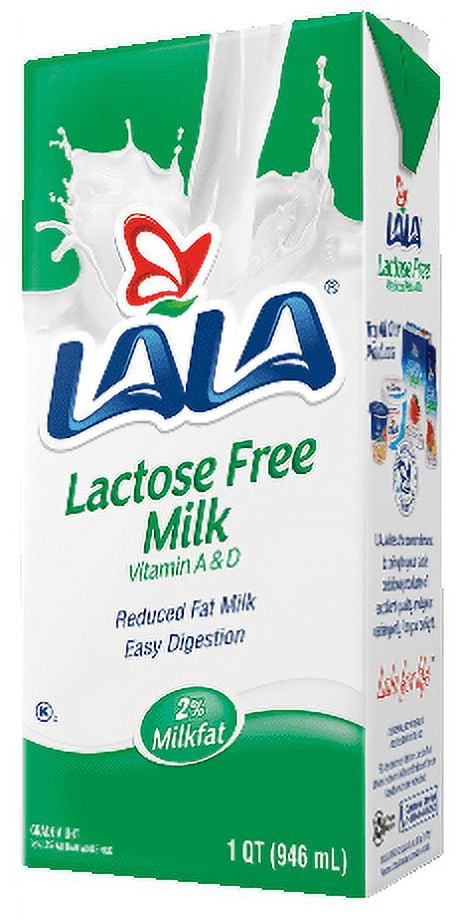 Lala Lactose Free 2% UHT Milk 32oz - Walmart.com
