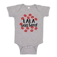 thumbnail image 1 of Lala Was Here Baby Bodysuit One Piece NB Athletic Heather, 1 of 3