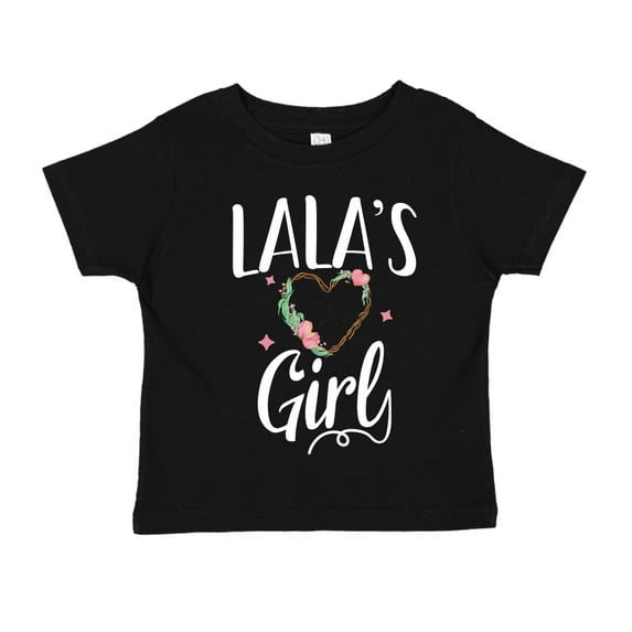 Lala's Girl Toddler T-Shirt 5/6T Black