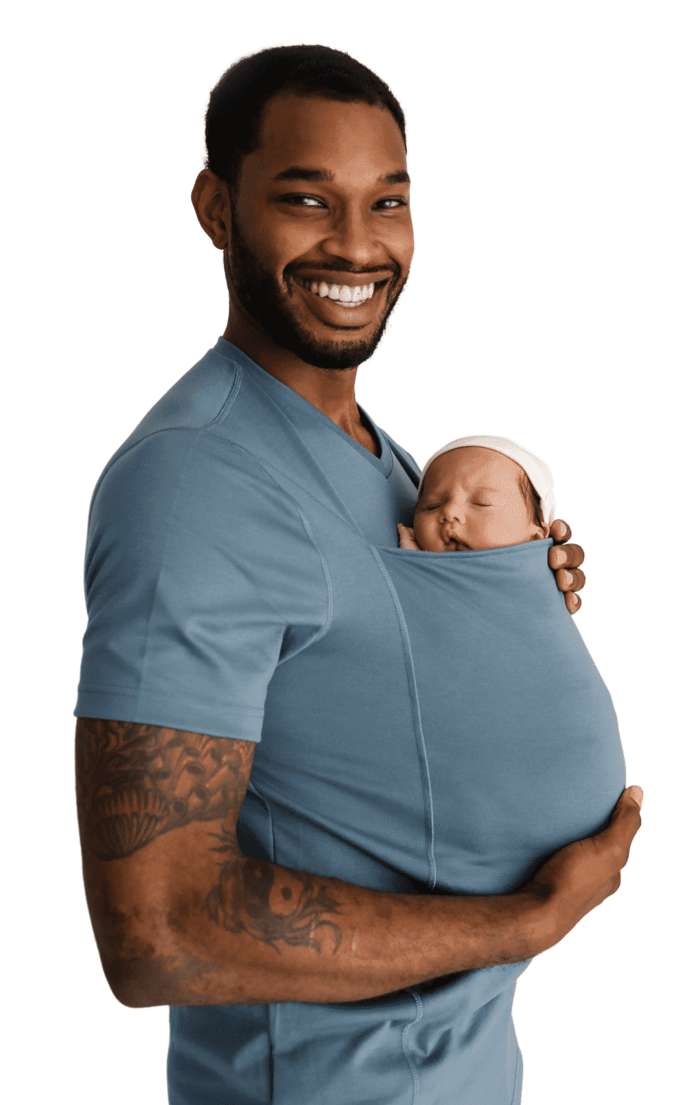 Lalabu The Dad Shirt, Hands-Free Baby Carrier for Newborns Up to 15 Lbs, CPSC Compliant