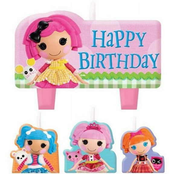 Lalaloopsy 4 Piece Molded Candle Set
