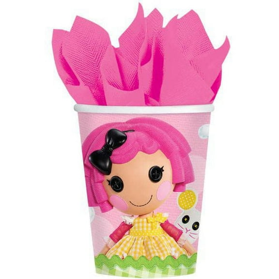 Lalaloopsy 9oz Paper Cups - Crumbs Sugar Cookie (Set of 8)