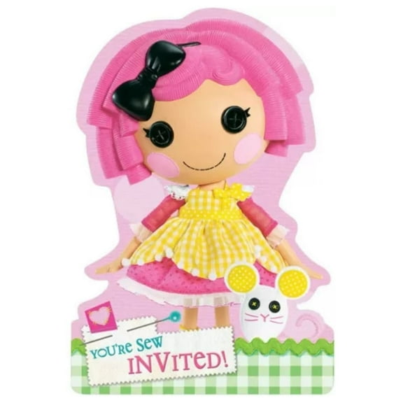Lalaloopsy Die-Cut Invitations Set
