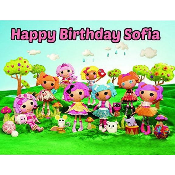 Lalaloopsy Edible Frosting Image Cake Topper Sheet Personalized Birthday Party - 1/4 Sheet