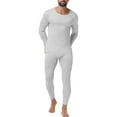 thumbnail image 1 of Lalamelon Men's Thermal Underwear Sets Top & Long Johns Breathable Quick Drying Thermo Base Layer, 1 of 5