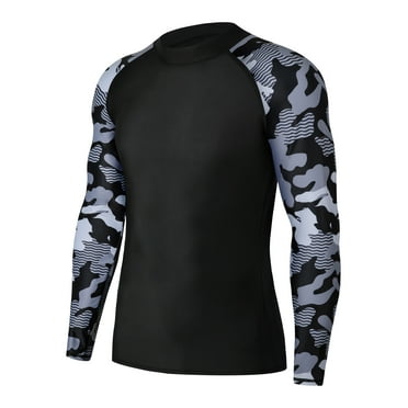 Lalamelon Men's UPF 50  Swim Shirts Sun Protection Long Sleeve Lightweight SPF UV Swimming Rash Guard