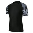 thumbnail image 1 of Lalamelon Men's UPF 50+ Swim Shirts Sun Protection Short Sleeve Lightweight SPF UV Swimming Rash Guard, 1 of 7