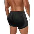 thumbnail image 1 of Lalamelon Mens Butt Padded Underwear Mens Mesh Shapewear Boxer Briefs with Butt Enhancing Pads, 1 of 6