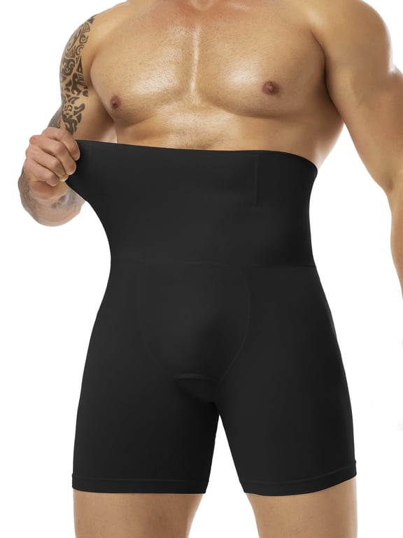 Mens Shapewear Tummy Control Underwear Compression Shorts Slimming Body Shaper Leg Boxer Briefs