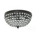 thumbnail image 1 of Lalia Home Crystal Glam 2 Light Ceiling Flush Mount Restoration Bronze, 1 of 8