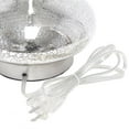 thumbnail image 1 of Lalia Home Glass Dollop Table Lamp with White Fabric Shade, Mercury, 1 of 6