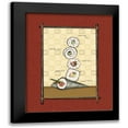 thumbnail image 1 of Laliberte, Andrea 12x14 Black Modern Framed Museum Art Print Titled - Sushi II, 1 of 5