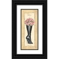 thumbnail image 1 of Laliberte, Andrea 15x32 Black Ornate Wood Framed with Double Matting Museum Art Print Titled - Fashion Bouquet I, 1 of 4