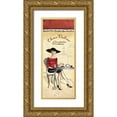 thumbnail image 1 of Laliberte, Andrea 15x32 Gold Ornate Wood Framed with Double Matting Museum Art Print Titled - Chocolatier, 1 of 4