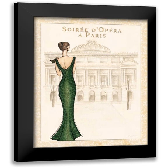 Laliberte, Andrea 20x24 Black Modern Framed Museum Art Print Titled - Opera