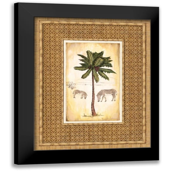 Laliberte, Andrea 20x24 Black Modern Framed Museum Art Print Titled - South Palm III