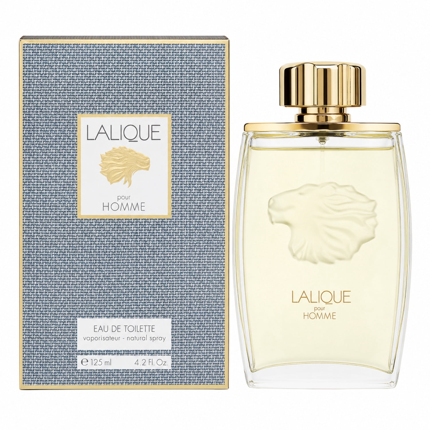Lalique LALIQUE Eau De Toilette Spray (Lion) for Men 4.2 oz