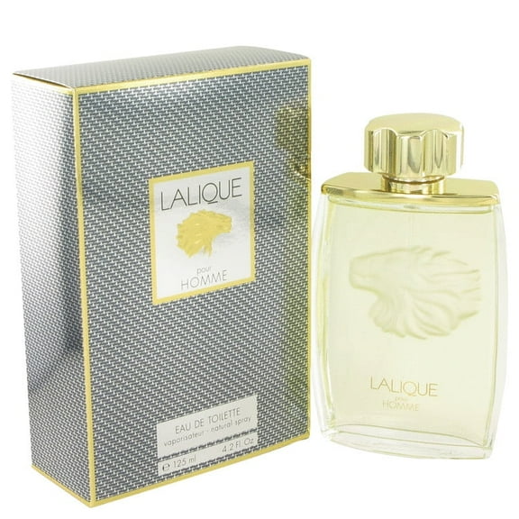 Lalique LALIQUE Eau De Toilette Spray (Lion) for Men 4.2 oz
