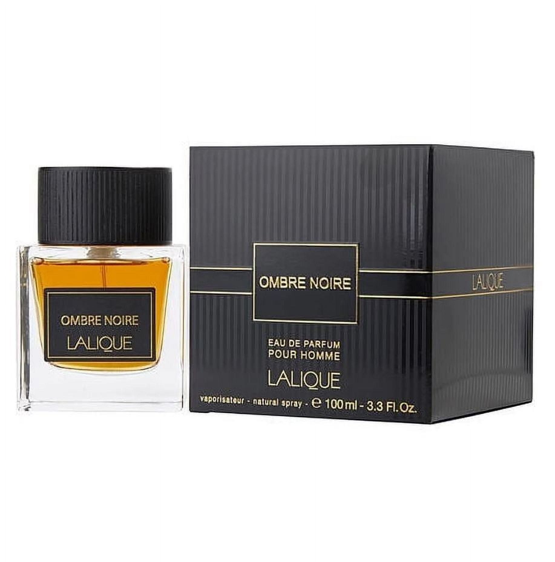 LALIQUE OMBRE NOIRE 香水 Lalique Men's Ombre Noire EDP Spray 3.3 oz Fragrances