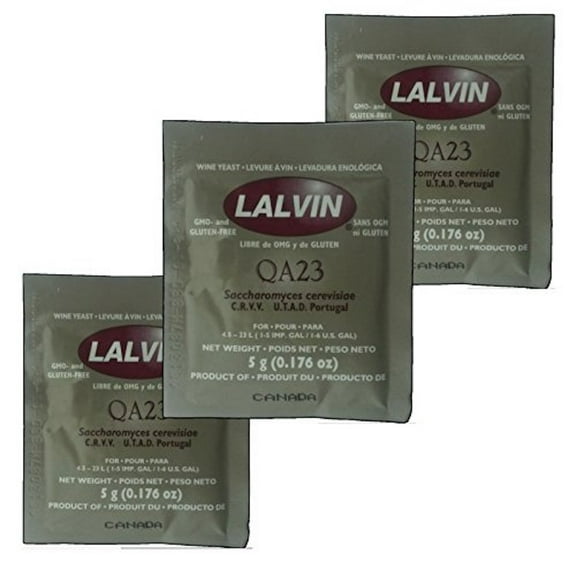Lalvin QA23 Wine Yeast - 3 Pack