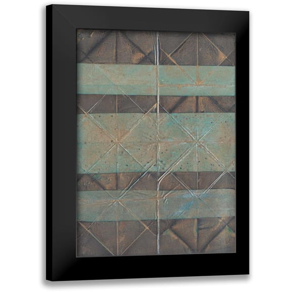Lam, Van 11x14 Black Modern Framed Museum Art Print Titled - Embossed Patina II