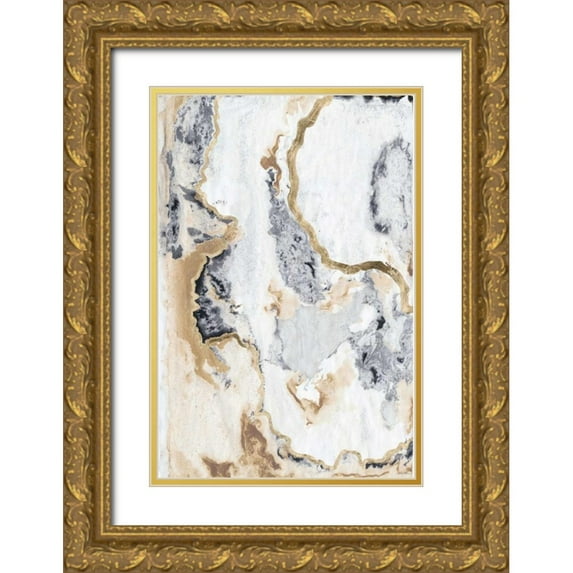 Lam, Vanna 11x14 Gold Ornate Wood Framed with Double Matting Museum Art Print Titled - Cinder and Smoke I