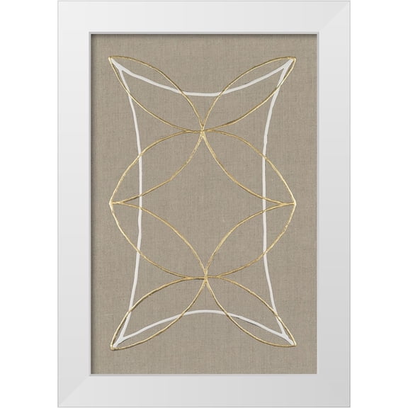Lam, Vanna 11x14 White Modern Wood Framed Museum Art Print Titled - Hyperbola II