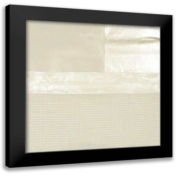 Lam, Vanna 12x12 Black Modern Framed Museum Art Print Titled - Diffused Limestone II