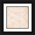 thumbnail image 1 of Lam, Vanna 12x12 Black Ornate Wood Framed with Double Matting Museum Art Print Titled - Modern Rattan II, 1 of 4