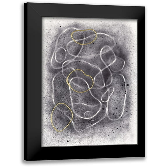 Lam, Vanna 12x14 Black Modern Framed Museum Art Print Titled - Pell Mell II