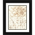 thumbnail image 1 of Lam, Vanna 12x14 Black Ornate Wood Framed with Double Matting Museum Art Print Titled - Sepia Madras I, 1 of 4