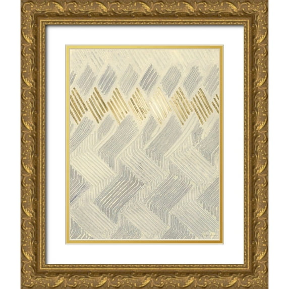 Lam, Vanna 12x14 Gold Ornate Wood Framed with Double Matting Museum Art Print Titled - Chenille IV