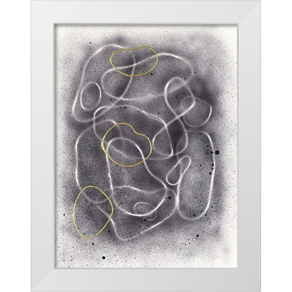 Lam, Vanna 12x14 White Modern Wood Framed Museum Art Print Titled - Pell Mell II