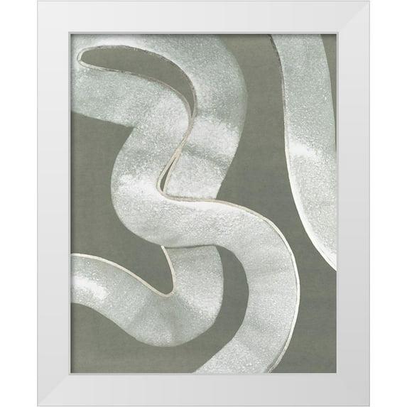 Lam, Vanna 12x14 White Modern Wood Framed Museum Art Print Titled - Rhizomes II